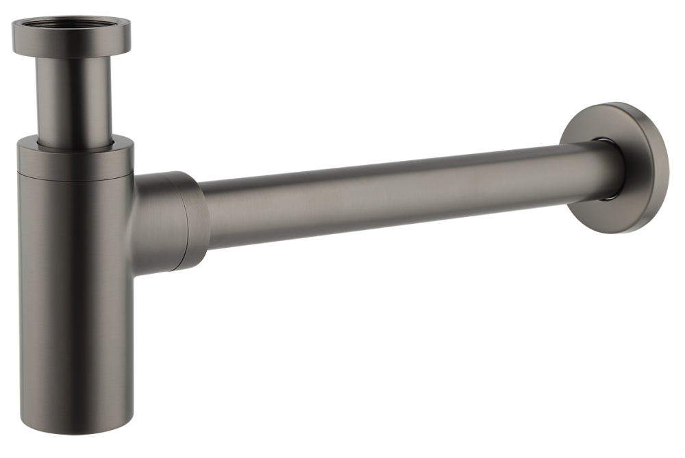 Сифон МЕТАЛЛ. (ГРАФИТ) GANZER (20/1шт)