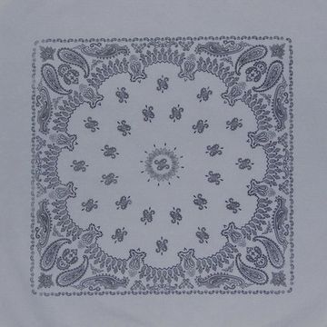 Бандана серая с черными огурцами (020)