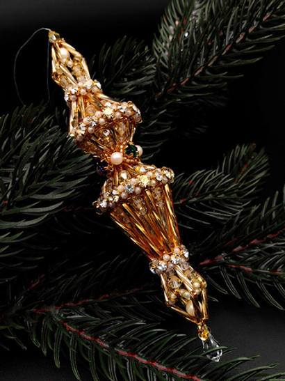 Мастер-класс по елочной игрушке Сосулька