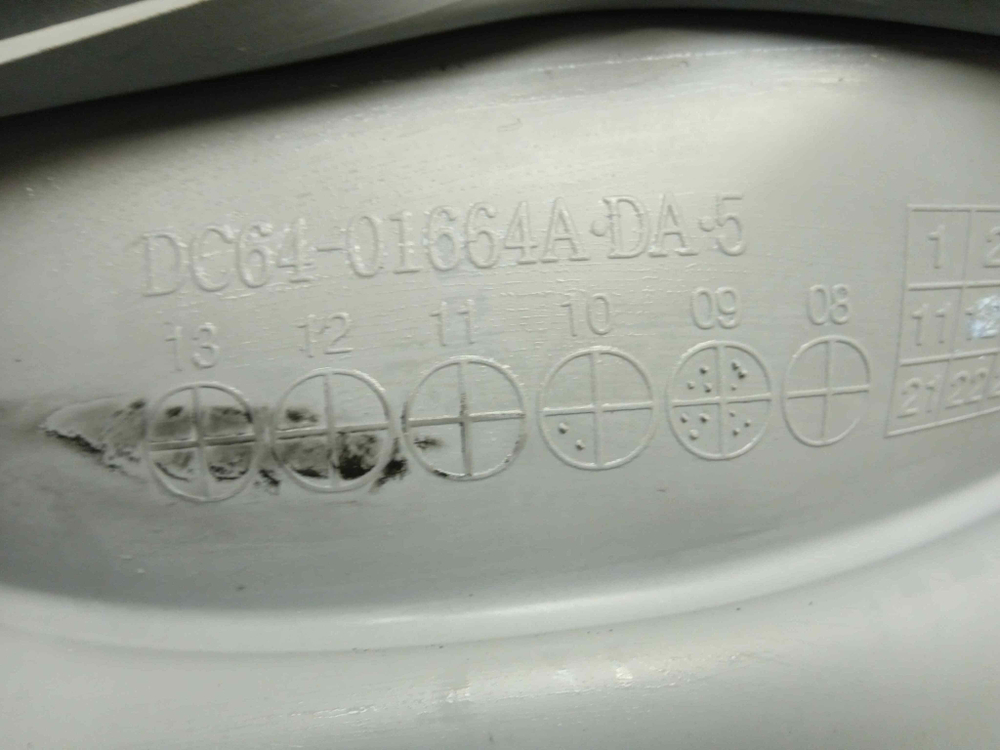 WF9692GQR/YLP кт174 Манжета люка для стиральной машины Samsung WF9692GQR/YLP б/у