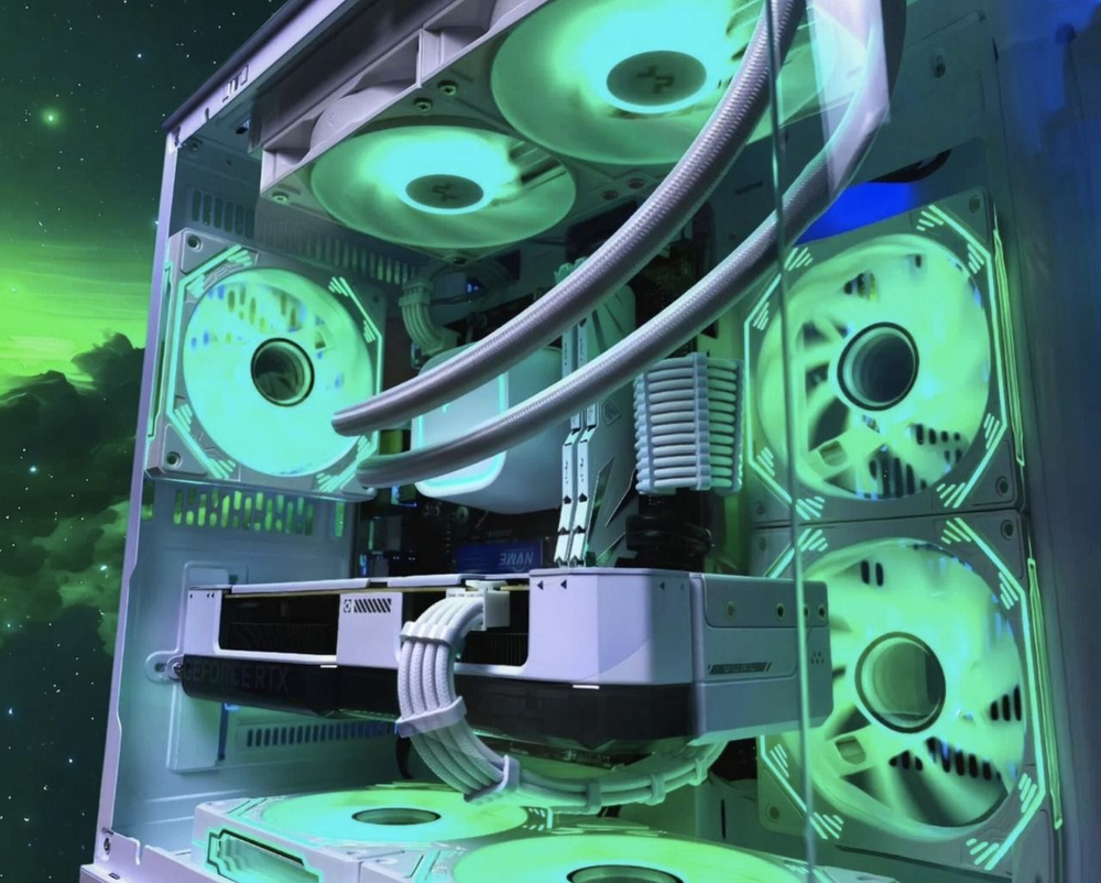 Мощный игровой компьютер (системный блок) Core i5 14400F / 5060/ 16GB/ SSD 1000GB /750W/Win 11 PRO