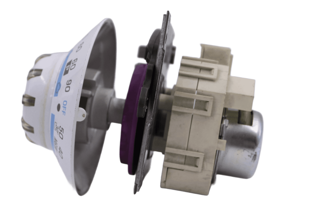 Селектор переключения программ (программатор) 41003735 стиральной машины Candy CS2 084-RU в сборе с ручкой