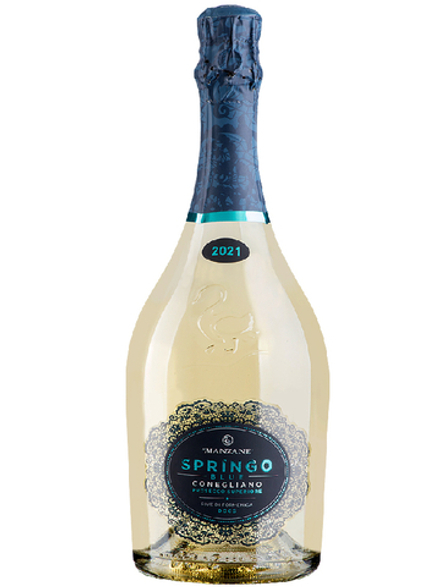 Le Manzane Springo Blue Millesimato, DOCG Conegliano Prosecco Superiore Rive di Formeniga