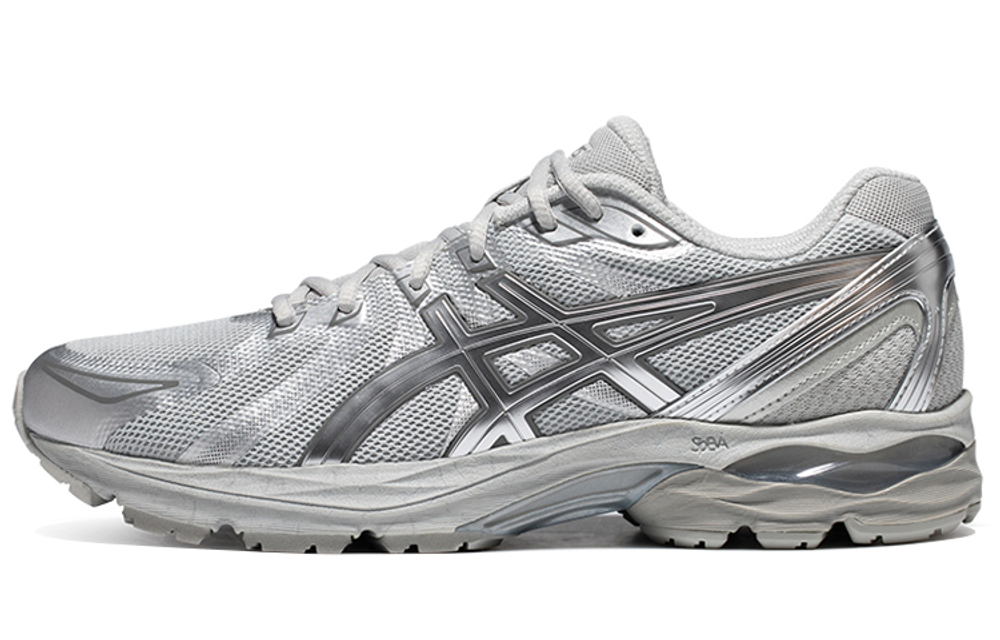 Asics Gel-Flux 4 mesh stitching fabric, synthetic leather, shock absorption, non-slip, wear-resistant, low-cut casual running shoes, men's light gray