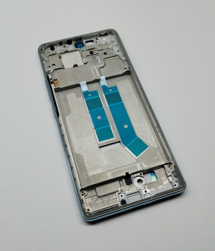 Xiaomi Redmi Note 14 Pro 4G (24116RACCG) - рамка дисплея (корпус) + шлейф кнопок + кнопки (ORIG)