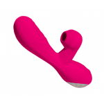 Вибратор с пульсацией и клиторальной стимуляцией Alive Caribbean Shine