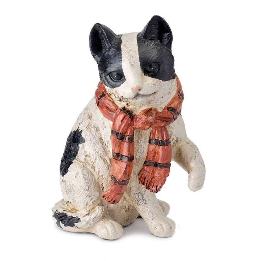 Кот в шарфе