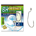 Крючок Офсетный HitFish Big Hole Offset №003/0  d1.20мм 4шт BHO-3/0