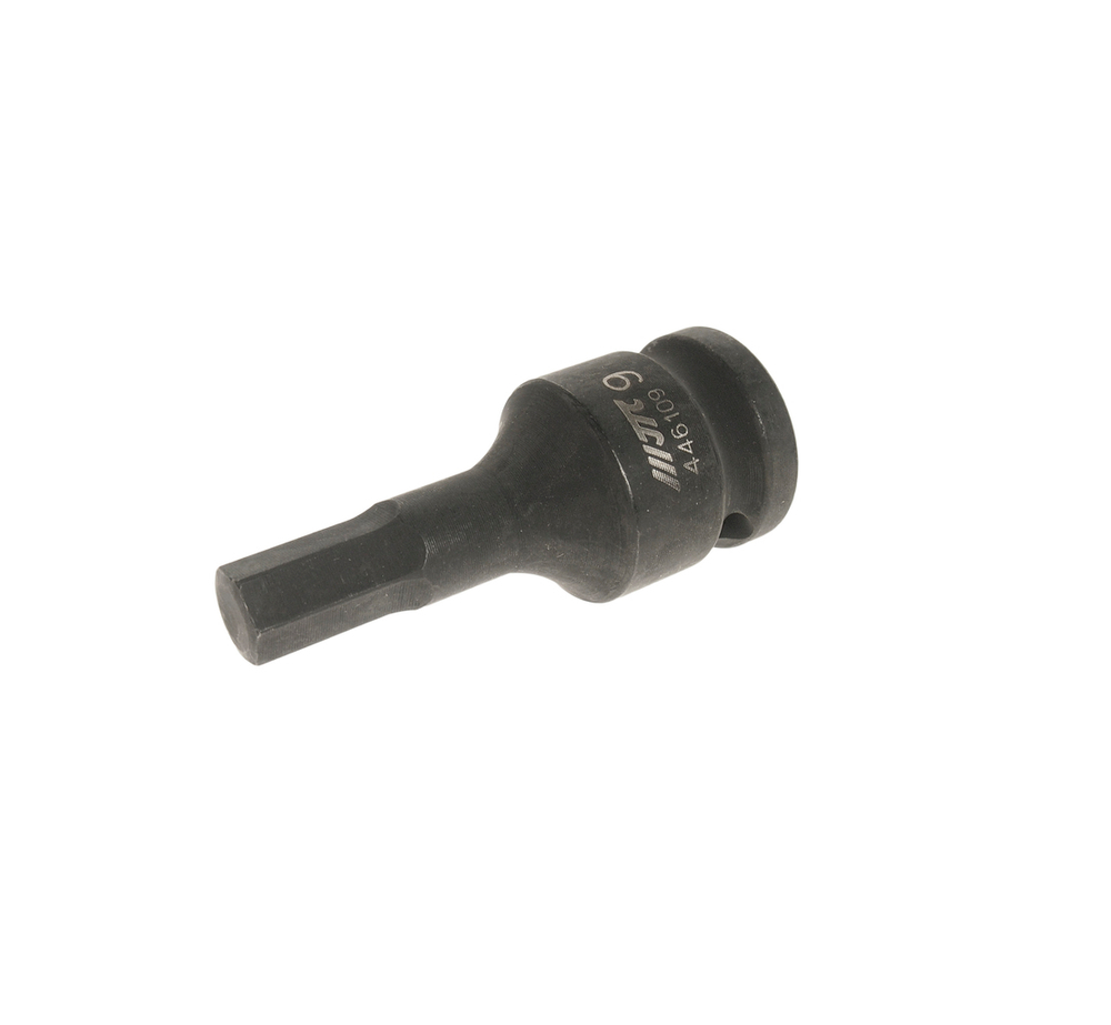 Бита-головка 1/2" HEX H9х25мм ударная L=60мм JTC