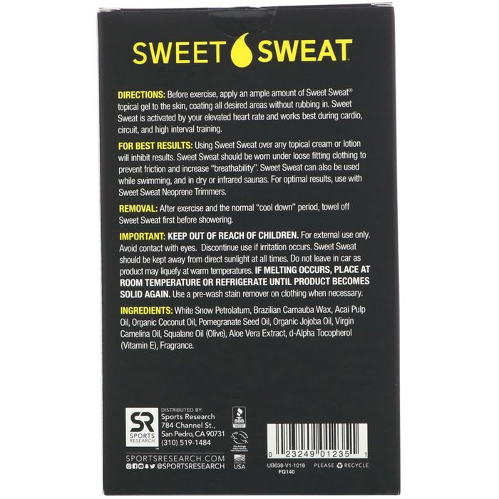 Мазь Sweet Sweаt Gym Packet Box (20 упаковок по 15 гр.) для снижения и контроля веса 2