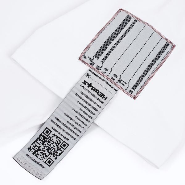 Футболка Upside Down Inverted Kimono белая - фото 3