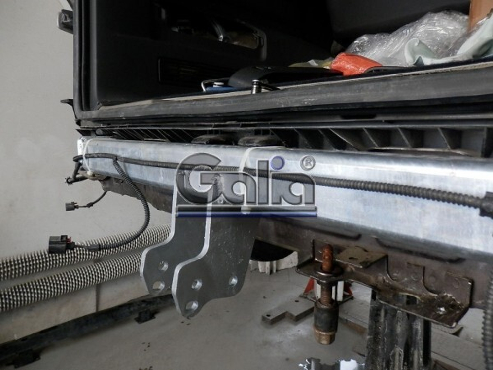 Фаркоп оцинкованный Galia V064A для Volkswagen Transporter / Caravelle / Multivan T5 2003-2015, T6 2015-(паспорт и сертификат в комплекте)(без электрики)
