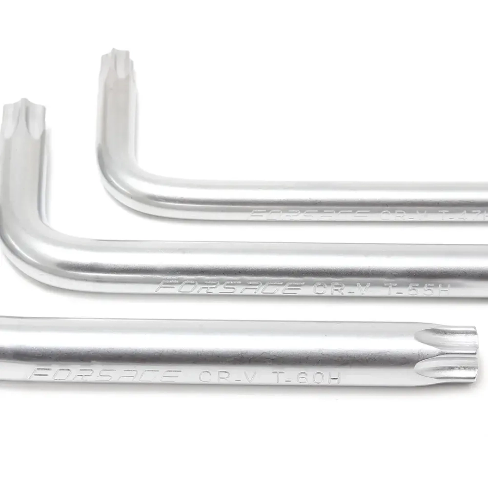 Ключ Г-образный TORX T-20H с отверстием Forsage F-76720