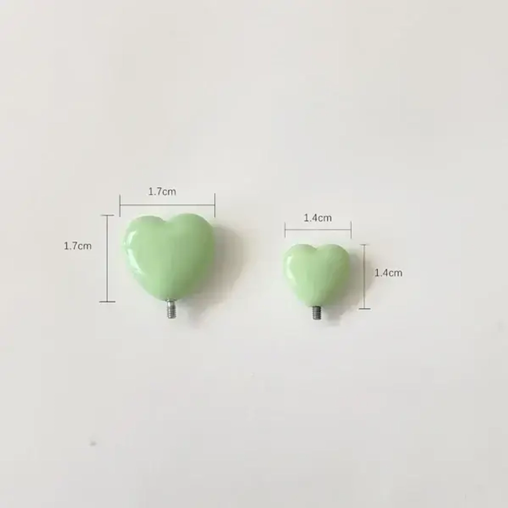 заглушки сердечки для лесокs lotus yarns, большие