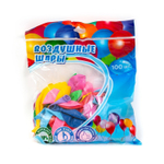 Шар воздушный пастель Alingar, №10, ассорти, 100шт/уп, пакет с европодвесом