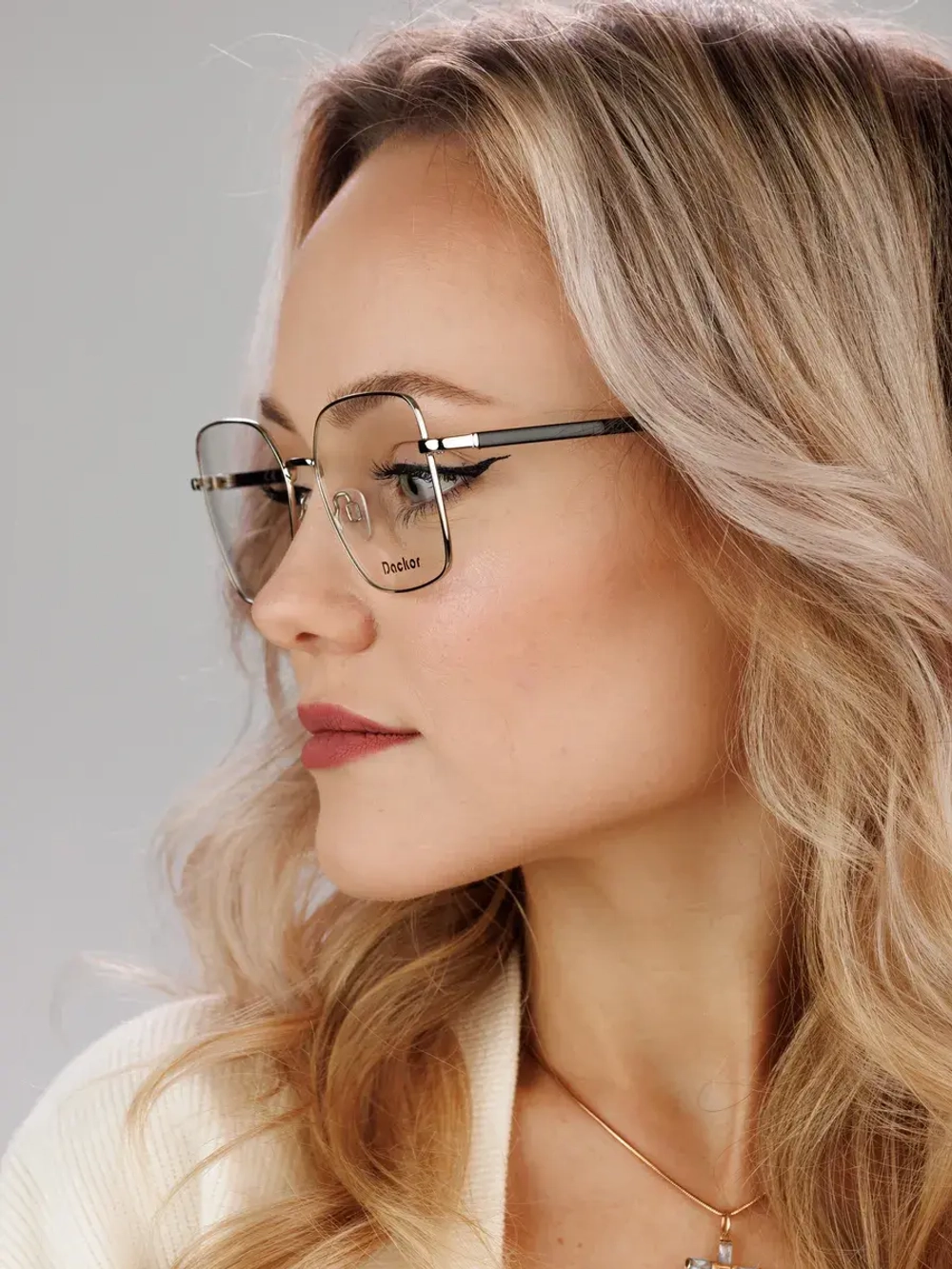Оправа для очков женская брендовая металл