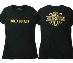 Футболка Bar & Shield Gold Logo Graphic Tee Harley-Davidson