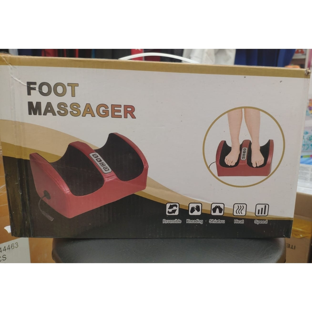 Массажёр Электрический для ног и стоп, роликовый массажер с подогревом "Foot Massage"