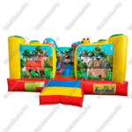 Надувной батут "Лесное царство" 4*4*2,5 м