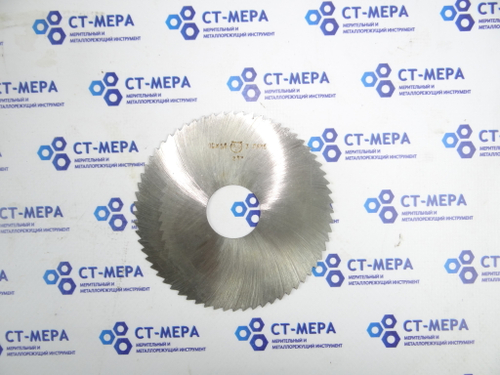 Фреза отрезная по металлу 100х1.6х27мм z=64 Р6М5 без фаски без ш/п