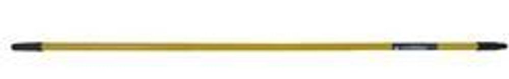 Черенок  фибергласовый для щёток и мётел 117см с пластмасовыми наконечниками Жёлтый