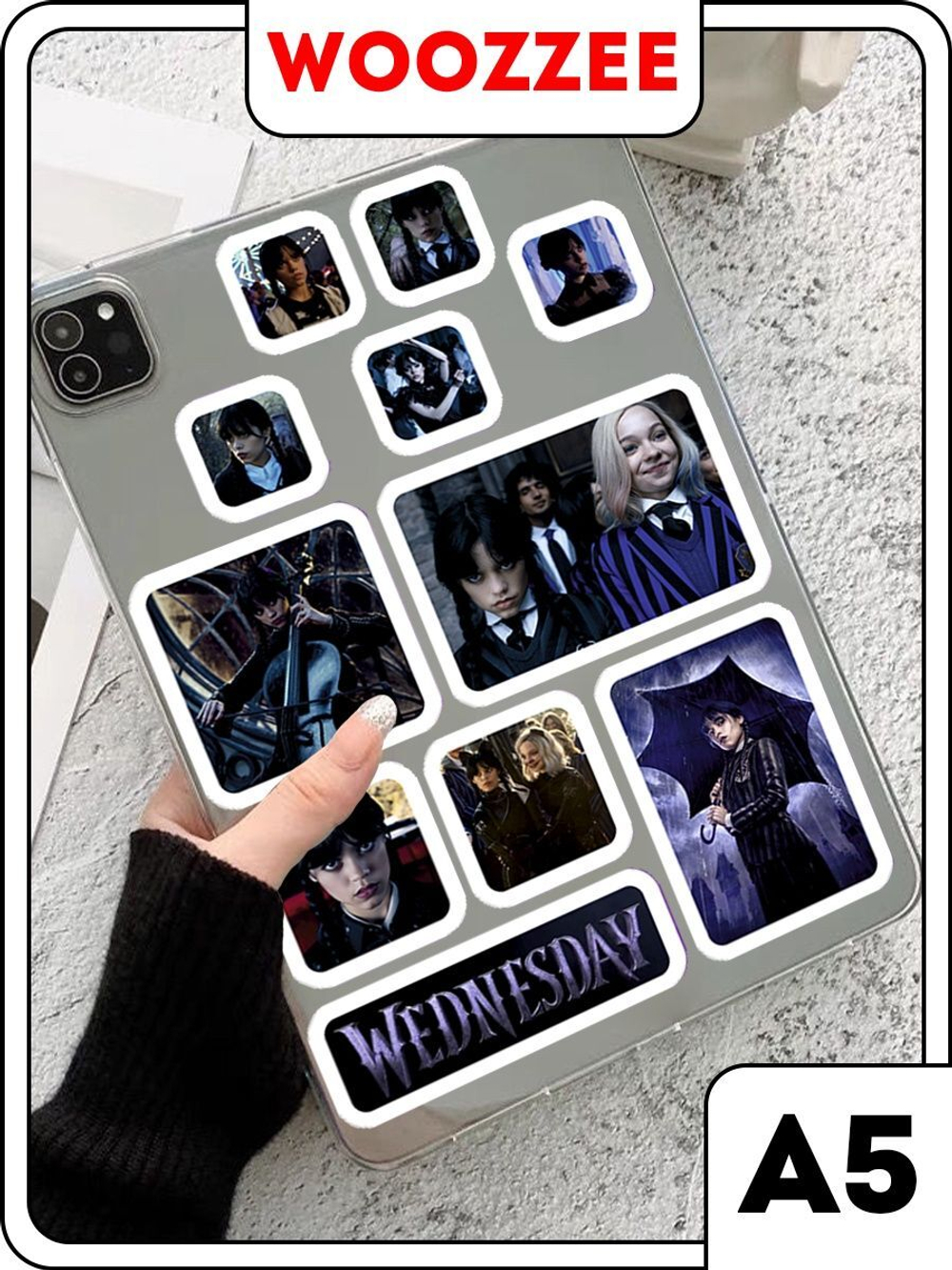 Наклейки-стикеры "Уэнсдей"