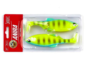 Виброхвост LJ 3D Series Anira Soft Swim 5" (12,7 см), цвет A02, 2 шт.