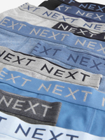 Трусы для мальчика Next 413-997, 10 шт., Серый, Синий, Черный