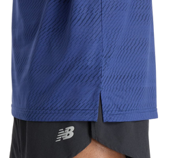 Теннисная футболка New Balance Sport Essentials Printed - navy blue