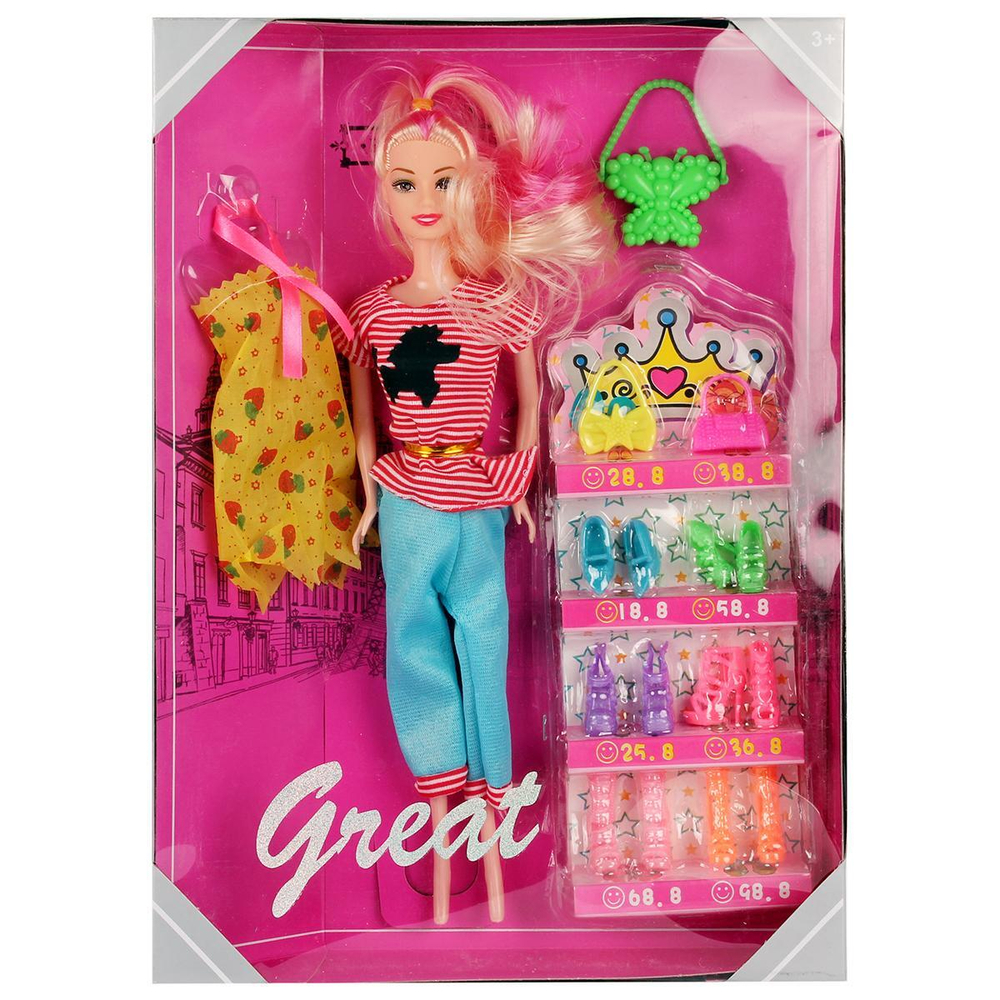 Кукла тип Модель с аксесс. коробка CQ1094