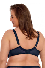 Темно-синий бюстгальтер Sonia с чашками +size на тонком поролоне (Размер: 95G) (Цвет: темно-синий)