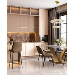 Стол обеденный Аврора 160*90 керамика светлая