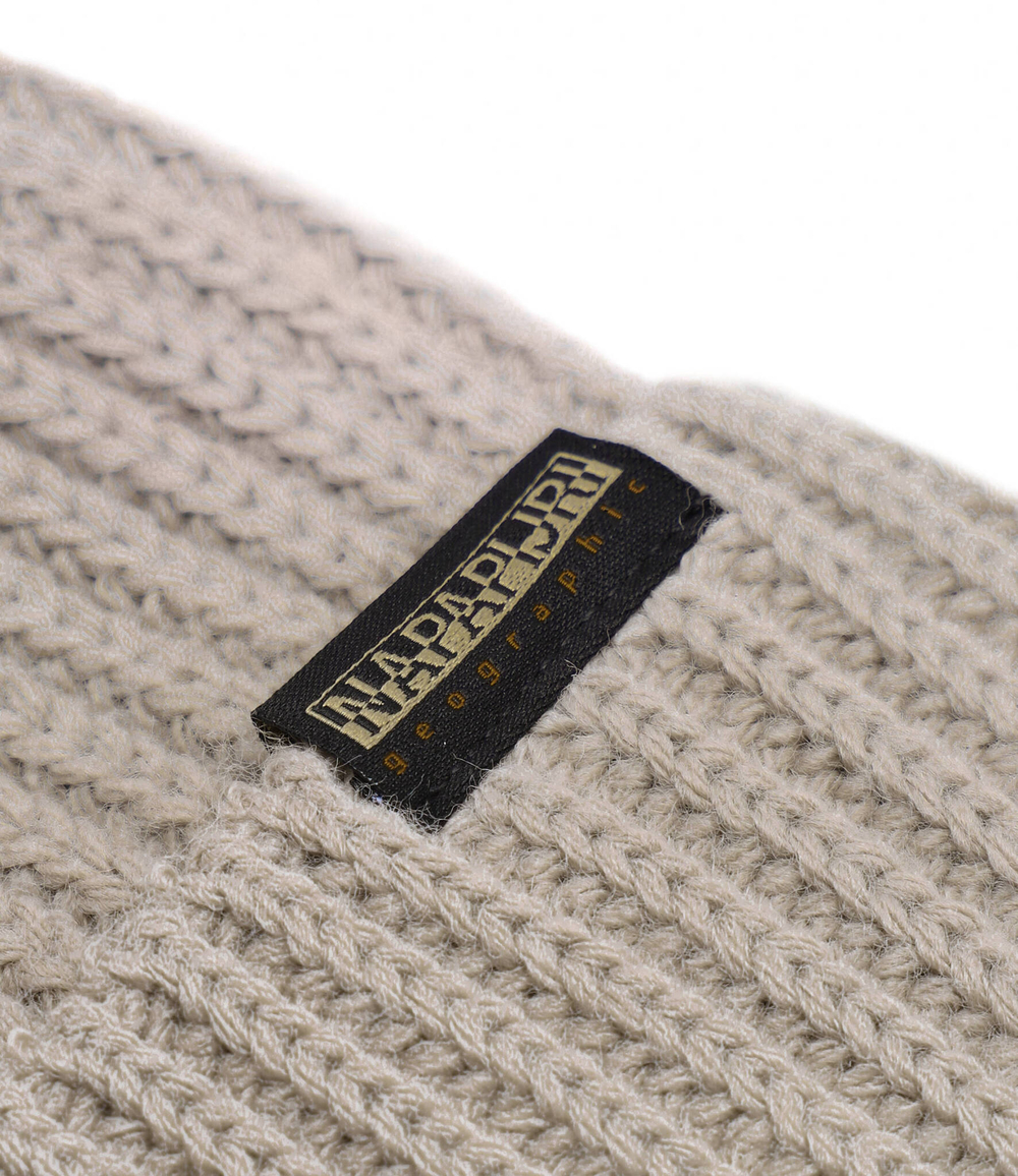 шапка foli 3 Napapijri - экрю(NP0A4GK8)