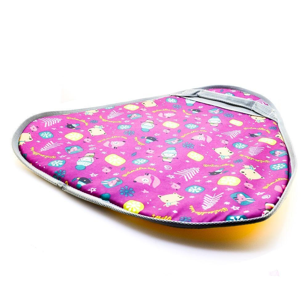 Ледянка мягкая грушевидная 525*500мм "Зима", баклажан