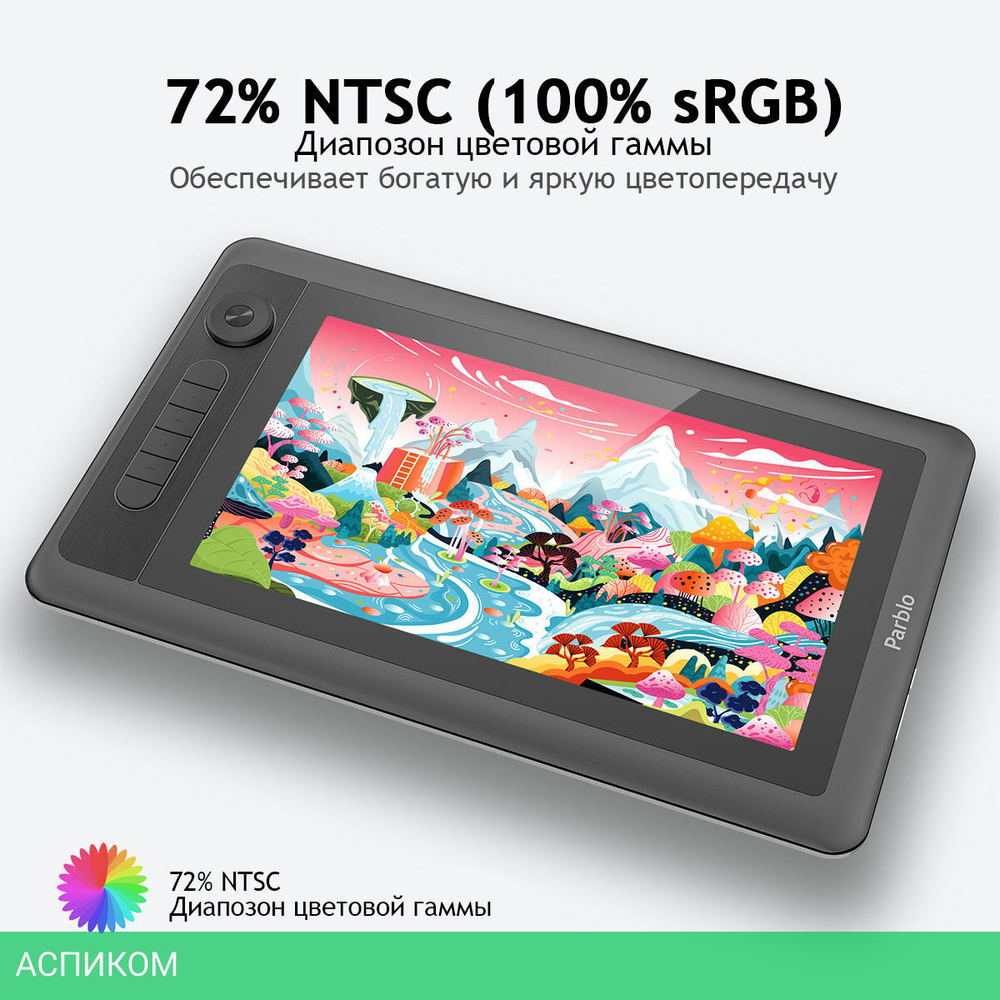 Графический планшет Parblo Coast 12pro Gen2 Black