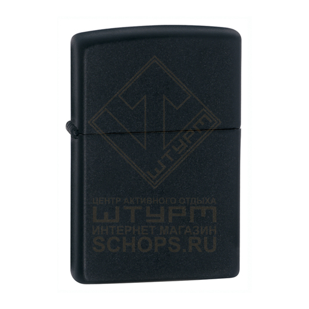 Зажигалка Zippo 218 Классическая, Black Matte