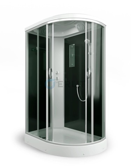 Душевая кабина ER3512PL-C4 1200*800*2150 низкий (СЕРЫЙ) поддон, тонированое стекло