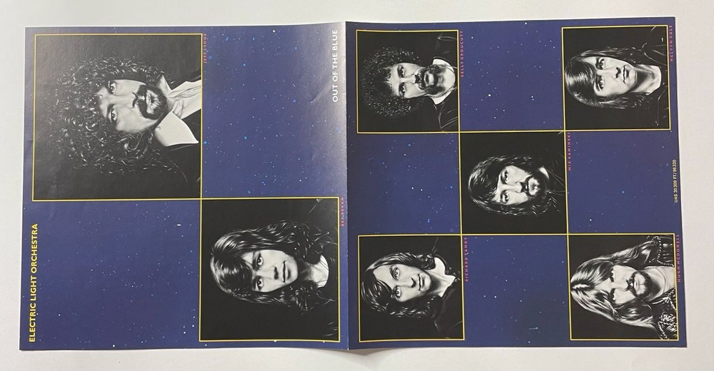 Винтажная виниловая пластинка LP Electric Light Orchestra Out Of The Blue (Germany 1977) (Постер, Игрушка)