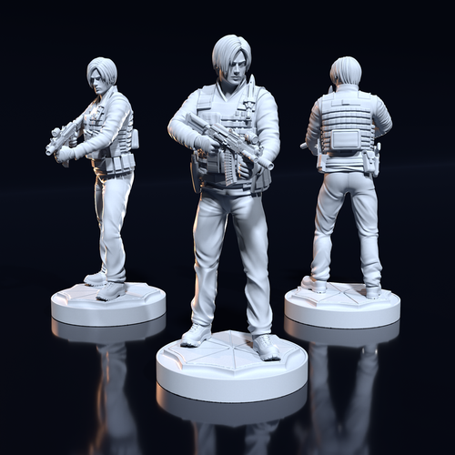 Leon Kennedy Леон Кеннеди Resident Evil Обитель зла Коллекционная Фигурка Аниме