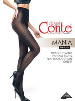 CONTE MANIA (колготки с ажурным рисунком) (С)