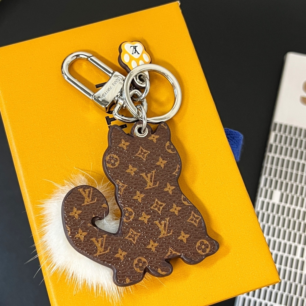 Louis Vuitton Shiba Key Holder And Bag Charm
