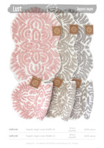 Коврик для ванной в ассортименте "Луст" 40х60см, 3 вида