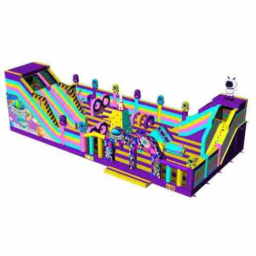 Коммерческий надувной батут «Космический калейдоскоп» 17,5*8,5*6 м