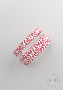 Схема PEYOTE, Схема браслета мозаичное плетение, узор из Miyuki Delica 11/0, файл PDF, №271