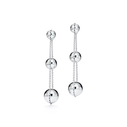 Серьги из серебра 925, Tiffany 💠 тройные капли 💦