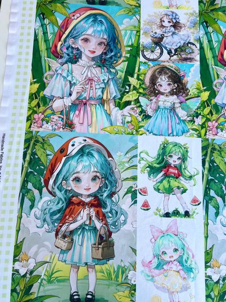 АНИМЭ, КУПОН 59/110 см - 100% хлопок 5