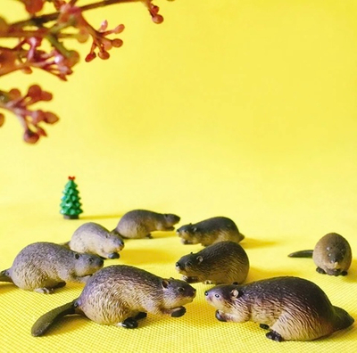 Декор для муравьиной фермы "Бобр"