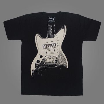 Футболка Nirvana ( гитара с надписью группы )