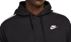 Мужской теннисный костюм Nike Club Fleece Casual Hoodie - черный
