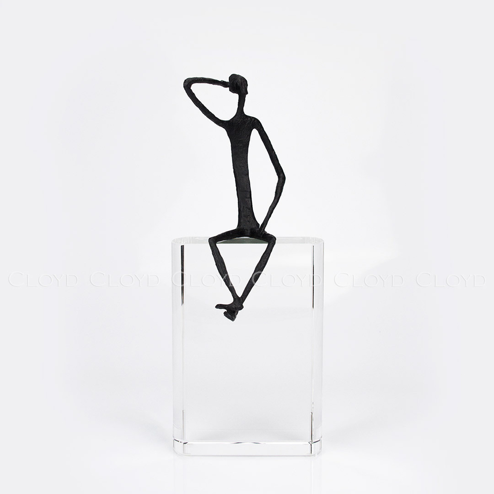 Статуэтка Cloyd арт.50179 / выс. 41 см - черный / серия 1642